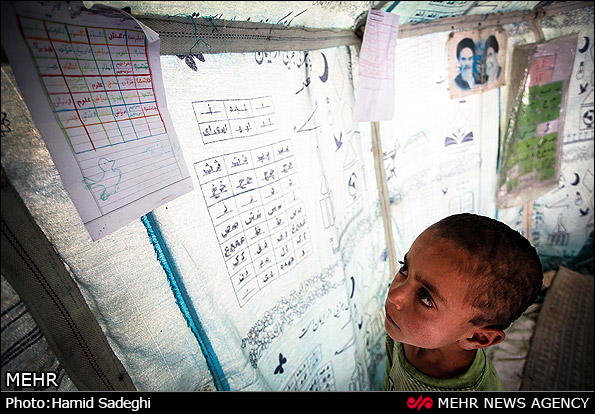 مدرسه عشایری ایل راینی - کرمان (عکس)
