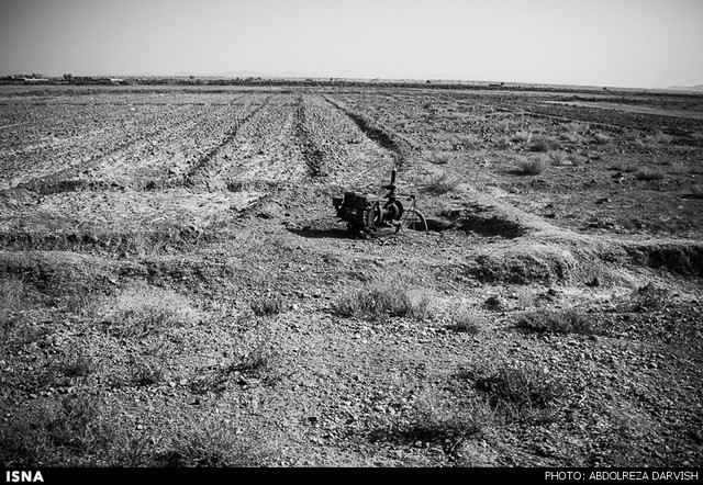 بحران آب و خشکسالی در اصفهان (عکس)