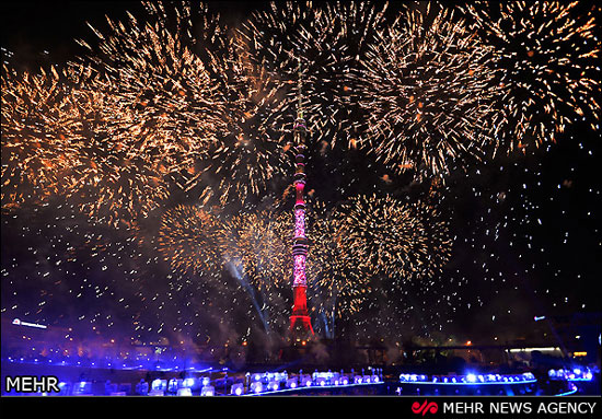 جشنواره قلمرو نور در مسکو (عکس)