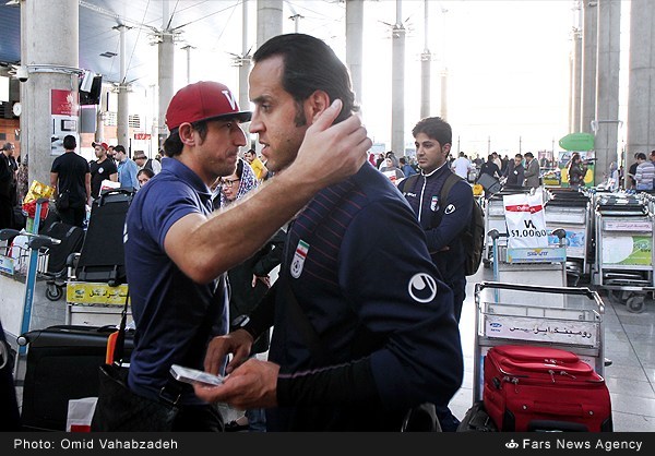 بازگشت تیم ملی فوتبال از اردوی پرتغال (عکس)