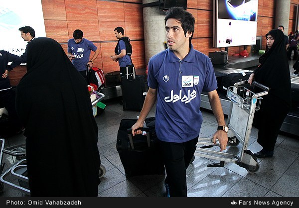 بازگشت تیم ملی فوتبال از اردوی پرتغال (عکس)