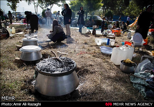 مراسم سنتی شکرانه برداشت محصول - مازندران (عکس)