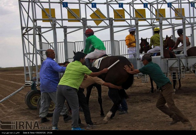 رقابت های اسب دوانی - گرگان (عکس)