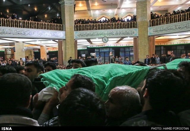انتقال پیکر آیت الله مهدوی کنی (عکس و فیلم)