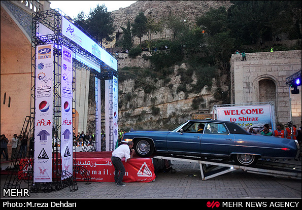 مسابقات رالی خاورمیانه در شیراز (عکس)