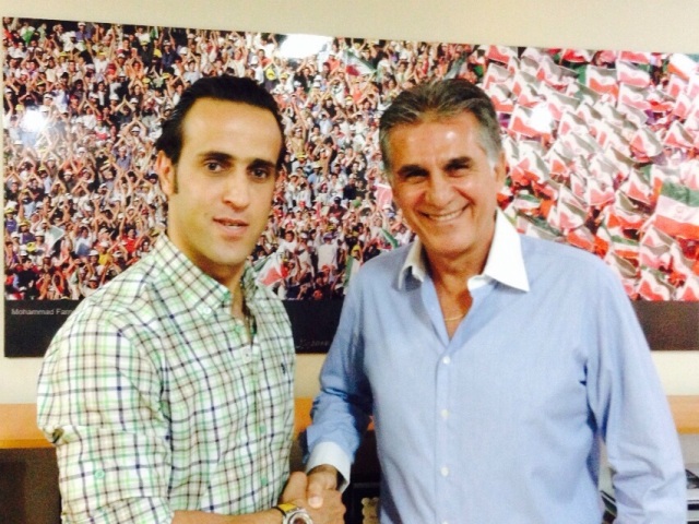 علی  کریمی مربی تیم ملی شد+عکس