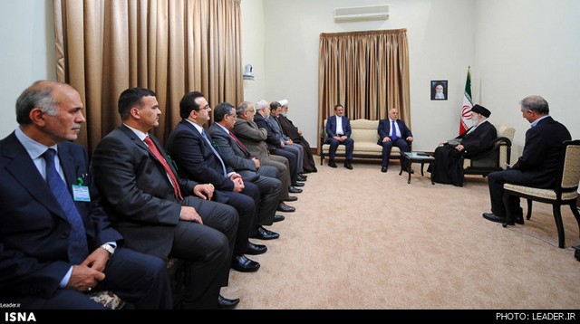 دیدار نخست وزیر عراق با رهبری (رهبری)