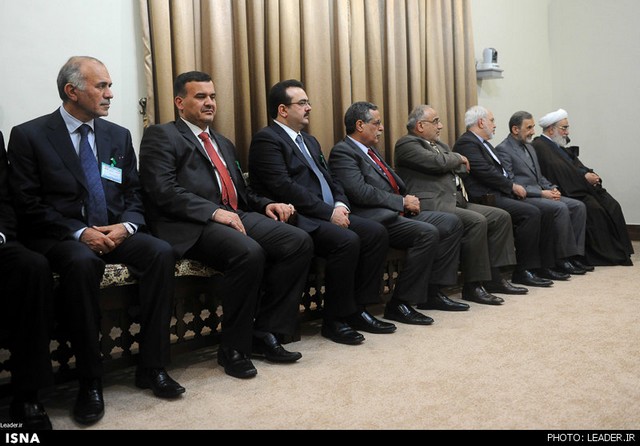 دیدار نخست وزیر عراق با رهبری (رهبری)