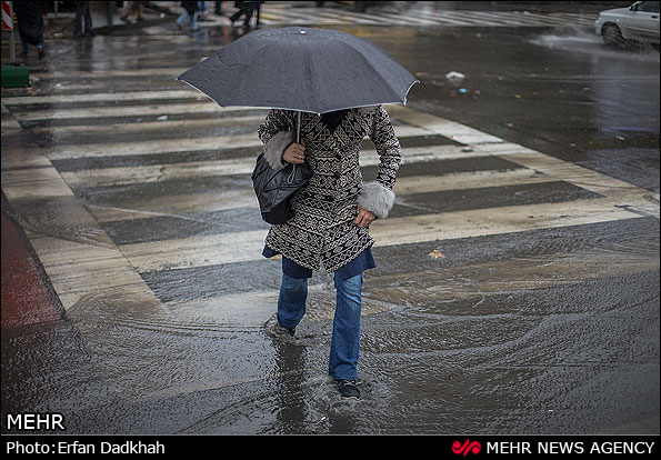 هوای بارانی تهران (عکس)