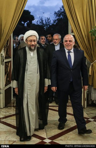 دیدار نخست وزیر عراق با آیت الله شاهرودی (عکس)