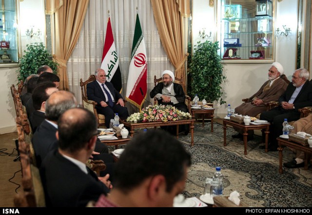 دیدار نخست وزیر عراق با آیت الله شاهرودی (عکس)