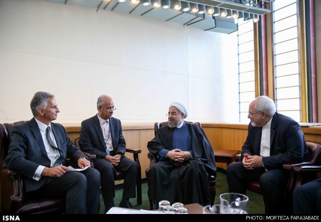 دیدارهای روحانی در نیویورک (عکس)