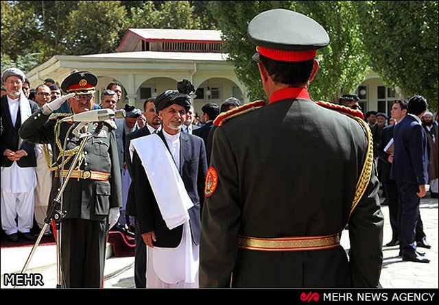 مراسم تحلیف رییس جمهور جدید افغانستان (عکس)