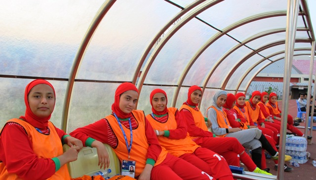 پیروزی دختران ایران مقابل اردن(+گزارش تصویری)