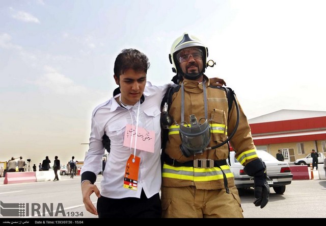 مانور طرح اضطراری فرودگاه - مشهد (عکس)