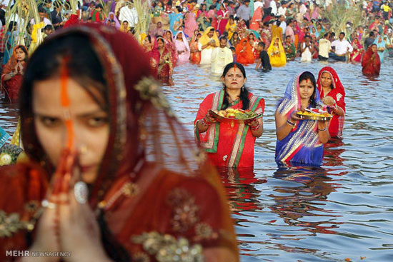 جشنواره چهات در هند (عکس)