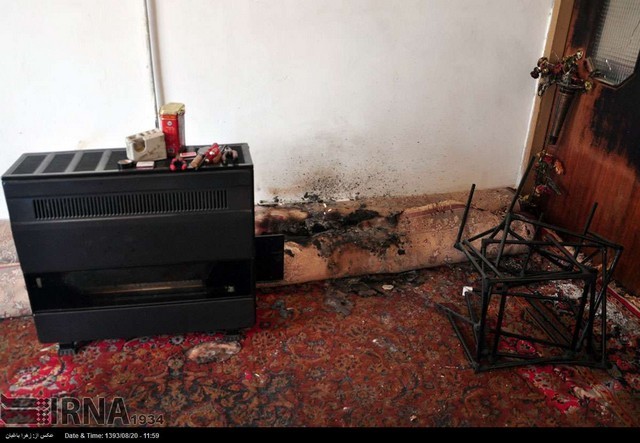 انفجار در یک واحد مسکونی - اصفهان (عکس)