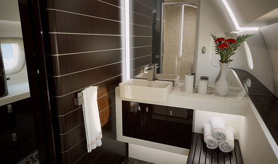 زندگی در آسمان با جت لوکس (+عکس)