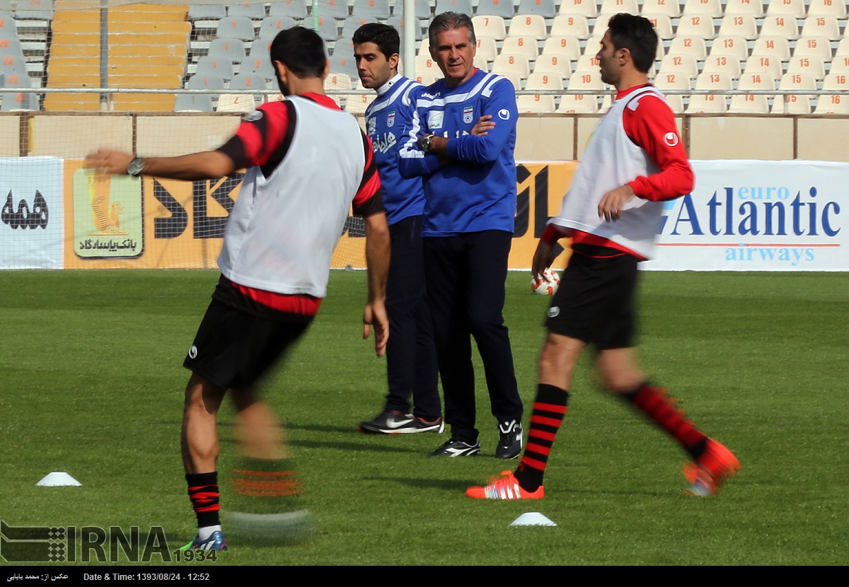 تمرین شنبه تیم ملی ( گزارش تصویری)