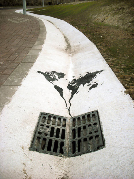 نقاش خیابانی که جهانی شد (عکس)