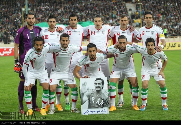 عکس يادگاری تيم‌ملي با سرطلايي