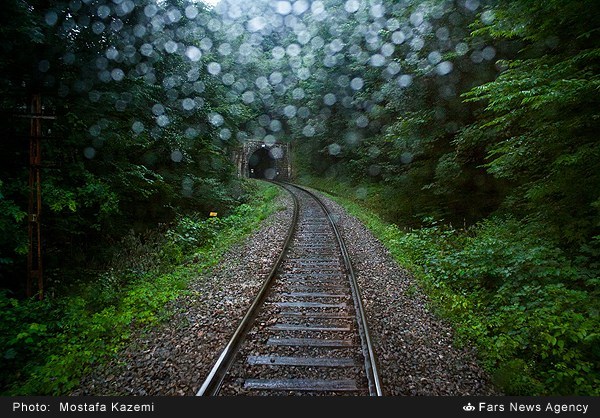 مسیر راه آهن شمال کشور (عکس)