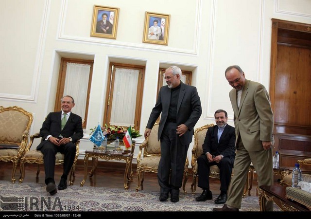 دیدار قائم مقام دبیرکل سازمان ملل متحد با ظریف (عکس)