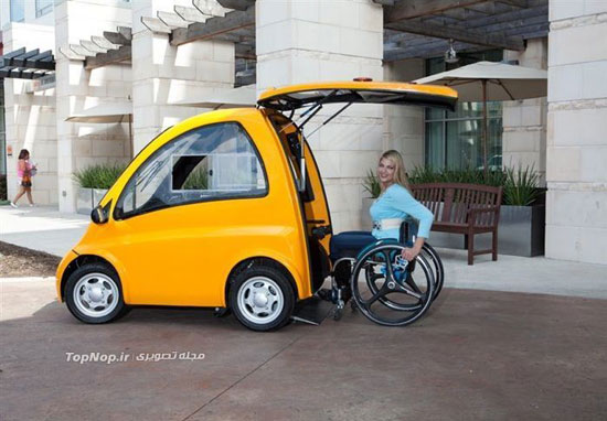 خودرو خاص افراد معلول (عکس)