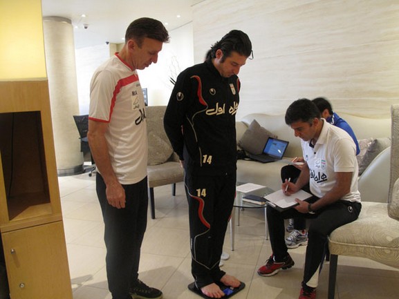 اولین تمرین تیم ملی در ژوهاسنبورگ(عکس)