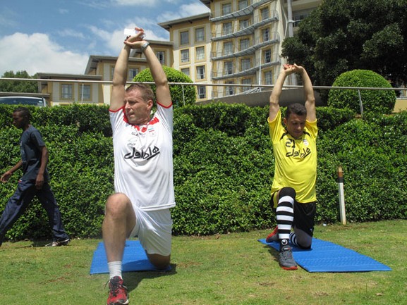 اولین تمرین تیم ملی در ژوهاسنبورگ(عکس)