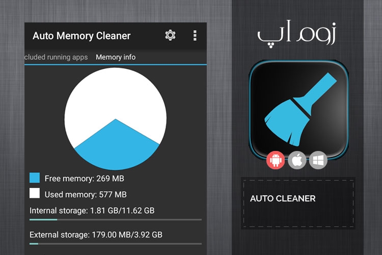 پاکسازی حافطه ی رم با Auto Memory Cleaner پاکسازی حافطه ی رم با Auto Memory Cleaner