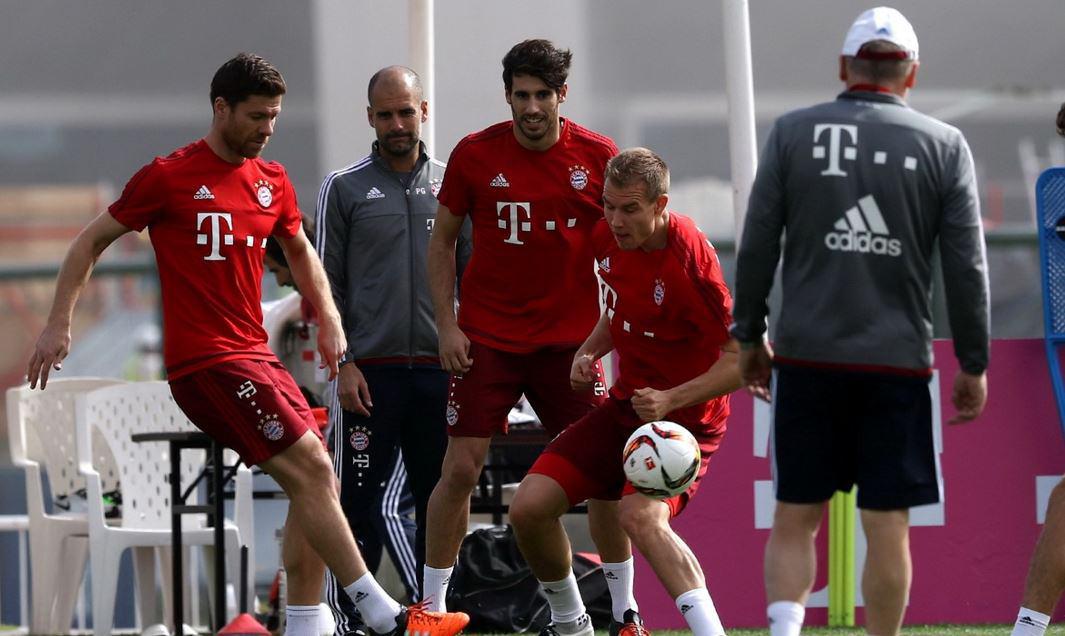 نمایش تک نفره گواردیولا در تمرین (گزارش تصویری)