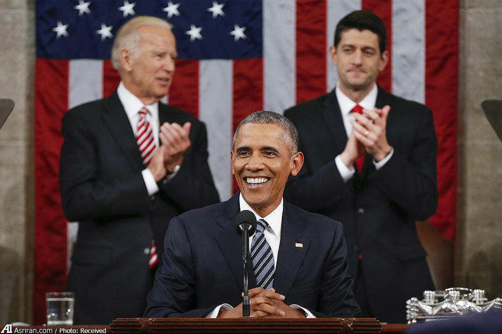 اوباما در آخرین نطق سالانه خود در مقام ریاست جمهوری: از بروز جنگ با ایران جلوگیری کردیم