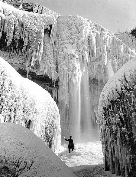 آبشار منجمد نیاگارا در 116 سال پیش (+عکس)