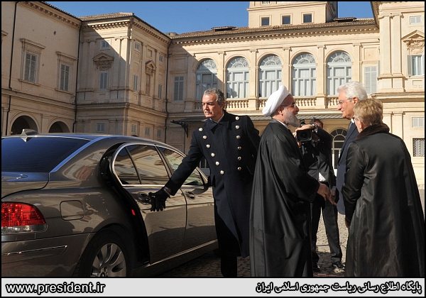 خودروی روحانی در ایتالیا (عکس)