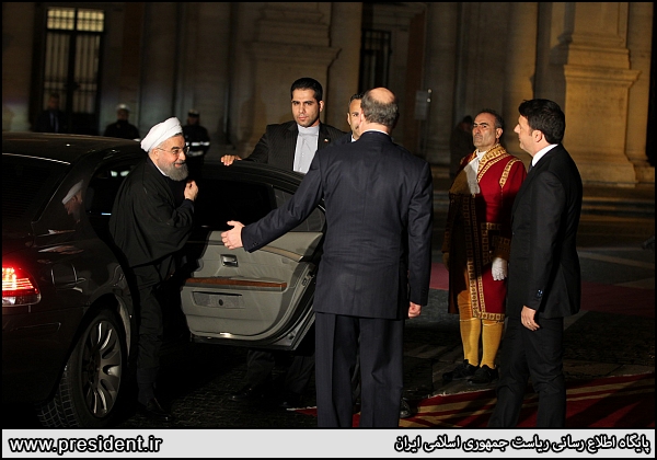 خودروی روحانی در ایتالیا (عکس)