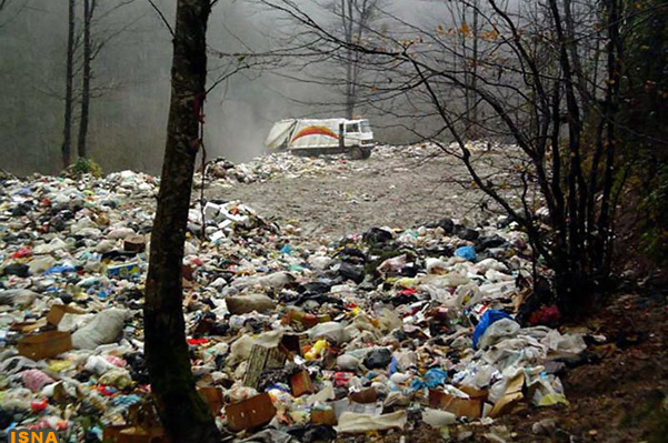 زخم دلخراش زباله بر طبیعت مازندران