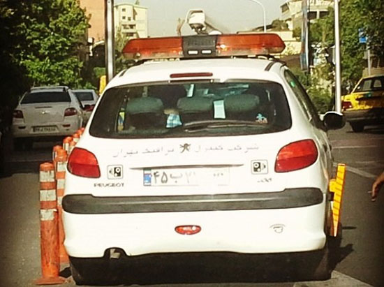 ماشین پلیس‌های دوربین‌دار در تهران (+عکس)