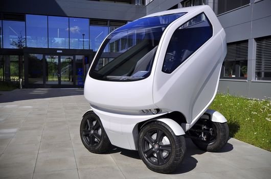 خودرویی که قوز می‌کند و کوچک می‌شود+تصاویر