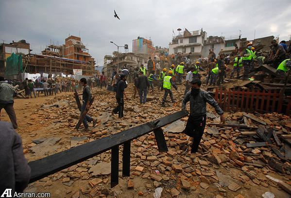 تلفات گسترده زلزله مهیب 7.9 ریشتری در پایتخت نپال(+عکس)