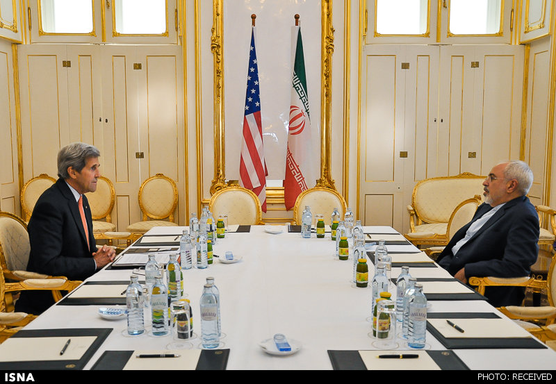 دیدار ظریف با وزیران خارجه آمریکا، چین و آلمان (عکس)