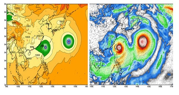 دو طوفان قدرتمند از نگاه فضانوردان