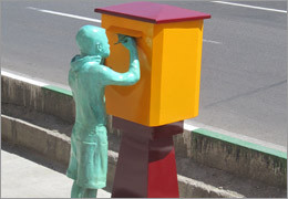 مجسمه ربوده‌ شده دوباره ساخته شد