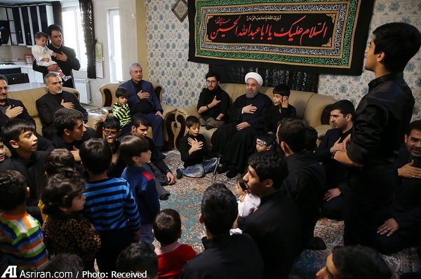 رییس‌جمهور روز تاسوعای حسینی کجا عزاداری کرد؟(+عکس)