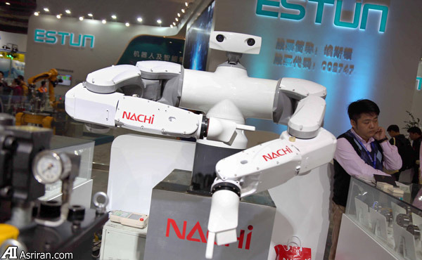 درخشش ربات‌های صنعتی در نمایشگاه بین المللی صنعت چین