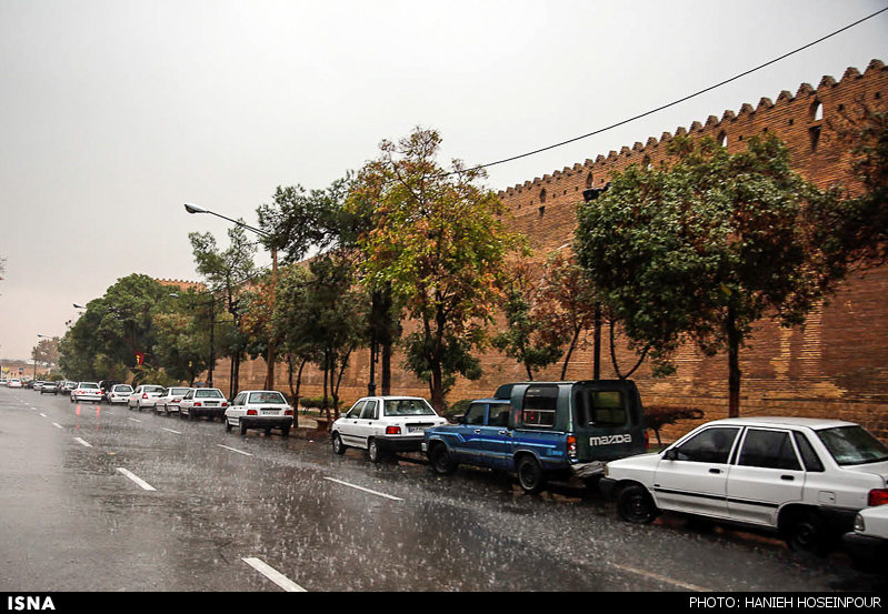 عکس هوای ابری شیراز