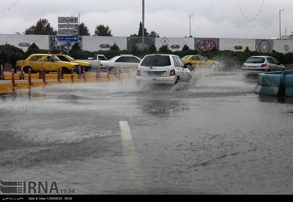 عکس شیراز باران