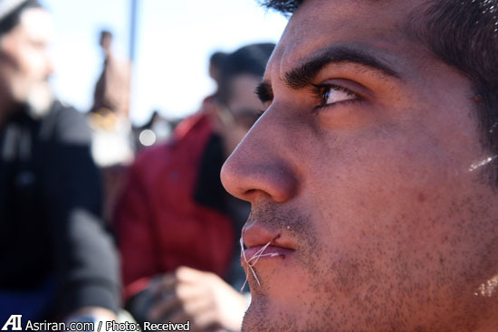 لب دوزی پناهجویان ایرانی درمرز یونان و مقدونیه(+عکس)