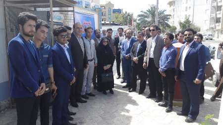 نخستین یخچال مهربانی در استان بوشهر نصب شد (+عکس)