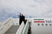 روحانی راهی ارمنستان شد
